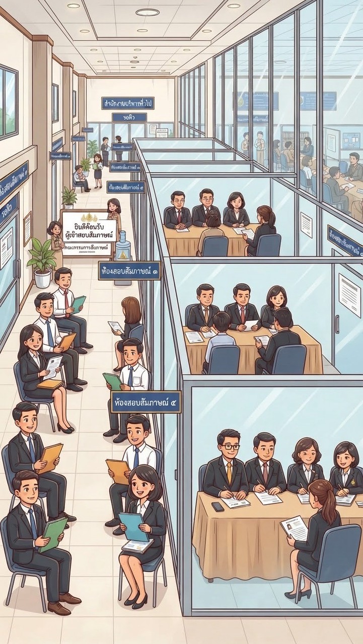 พูดคุยสอบสัมภาษณ์ (จ. ศาล บริหารทั่วไป)