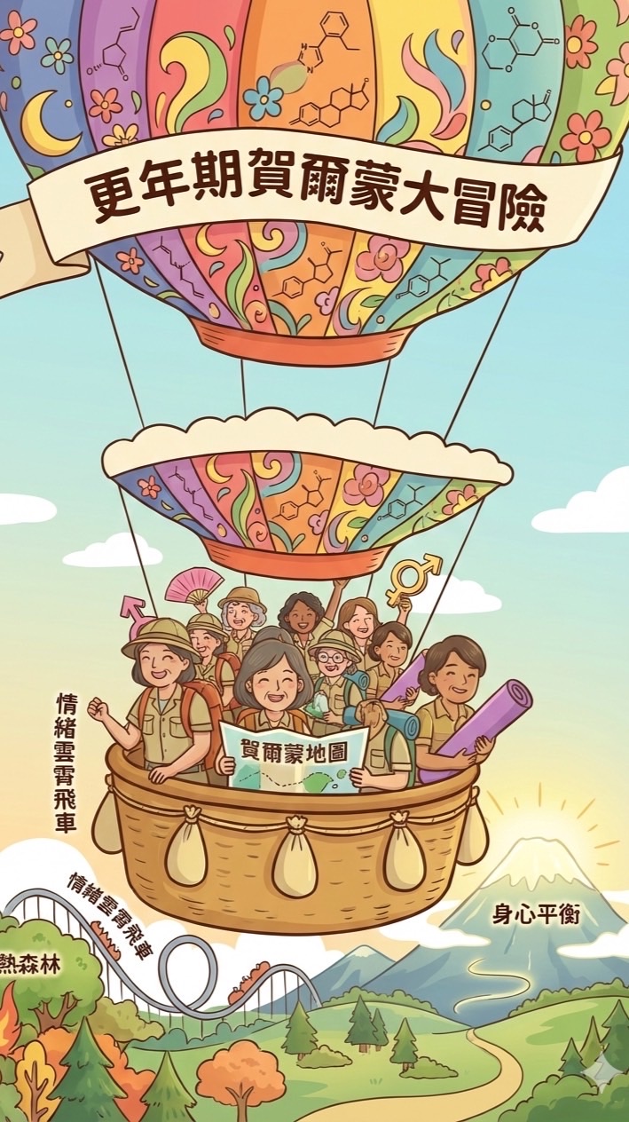 更年期賀爾蒙大冒險