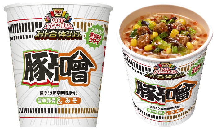 日清杯麵_50週年紀念_八福神_杯麵口味組合_SUPER合體_味噌_旨辛豚骨