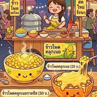 ข้าวโพดคลุกเนย