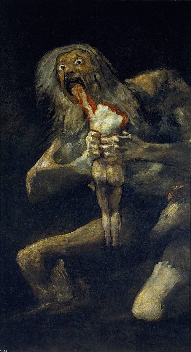 Saturn Devouring His Son, 1819–1823