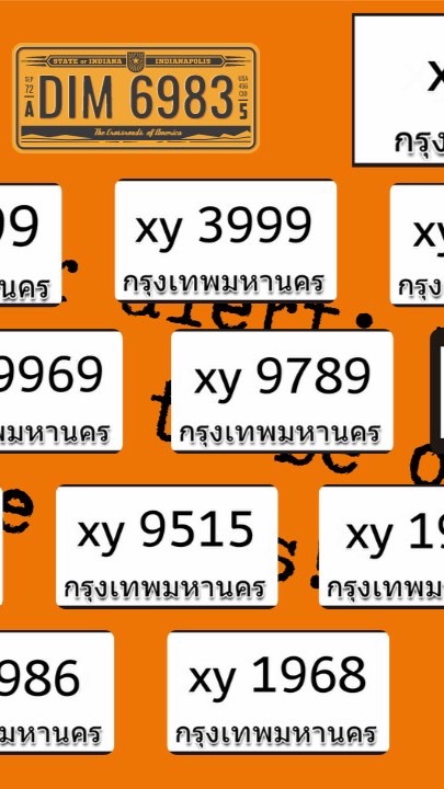 รู้ไว้ก่อนตัดสินใจซื้อป้ายทะเบียน