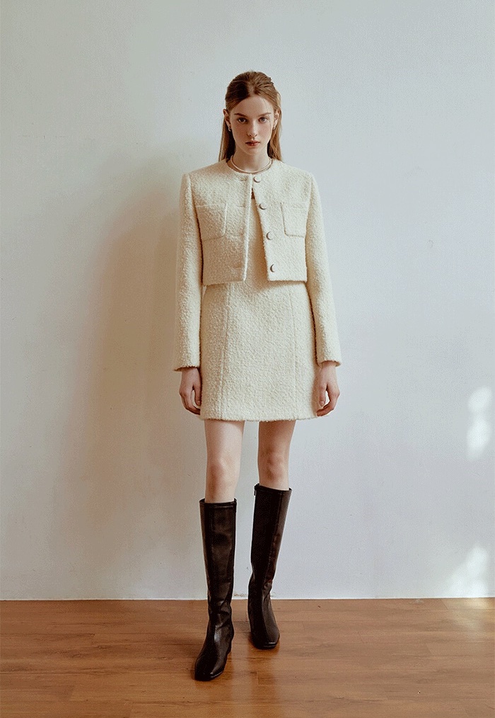 RE_L Dear Tweed Cool Jacket