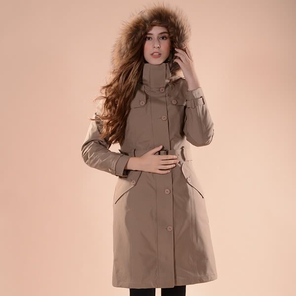 JORDON 橋登 豪華設計師款GORE-TEX三層布+撥水羽絨二合一加版長大衣 1968