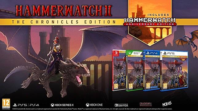 《鐵鎚守衛者 Hammerwatch II》將於9月30日上市！召集你的英雄，穿越鐵鎚城堡的地牢