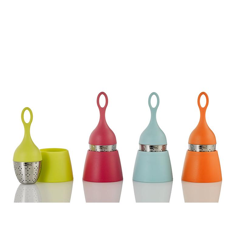 2019限量馬卡龍飄浮濾茶器(含座) 馬卡龍橘