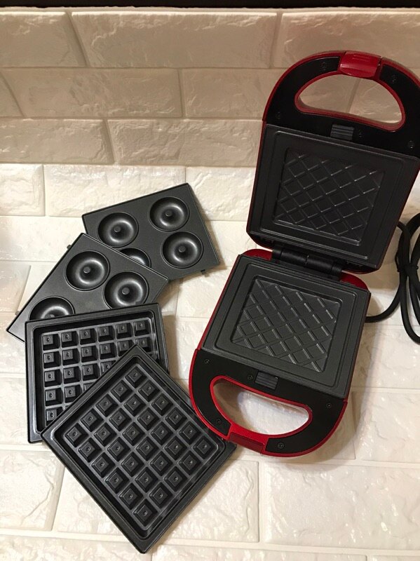 三合一鬆餅機 GD☀️現貨熱賣日本* 伊瑪鬆餅機 IW-733 三明治機 鬆餅機 甜甜圈 帕尼尼 新居禮物