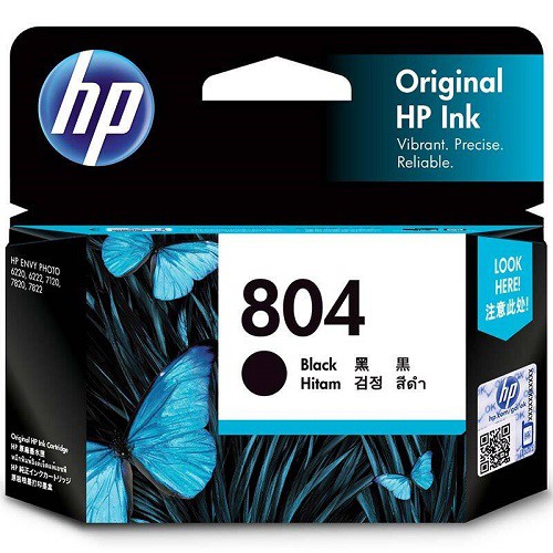 品牌HP品號T6N10AA品名HP 804 Black Original Ink Cartridge適用印表機EP6220 / 6222 / 7820 / 7822大約印量200頁顏色黑色商品簡介HP