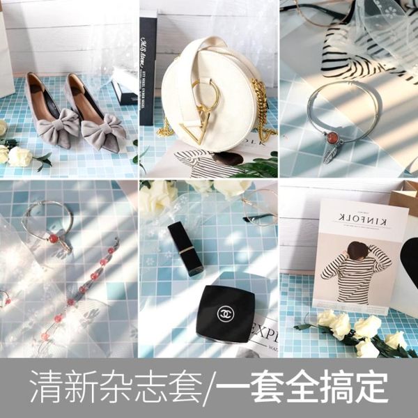 ins風拍照道具背景布網紅攝影背景拍攝道具擺件飾品美食美甲套裝 LX 韓國時尚週