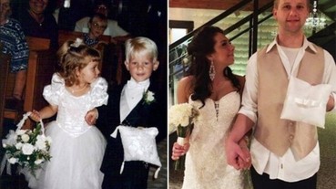 婚禮花童20年後結婚 原來命運之神早就安排好了！