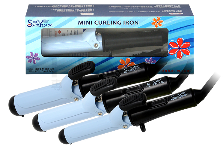 顏 色:水藍色機體總長：21.5cm電棒直徑：2.5cm重量：約252g(含電線)電壓：ac110v~ac220v-(環球國際電壓)功率：25w溫度：最高溫約170°c◆加熱快速最高溫度170℃◆陶瓷