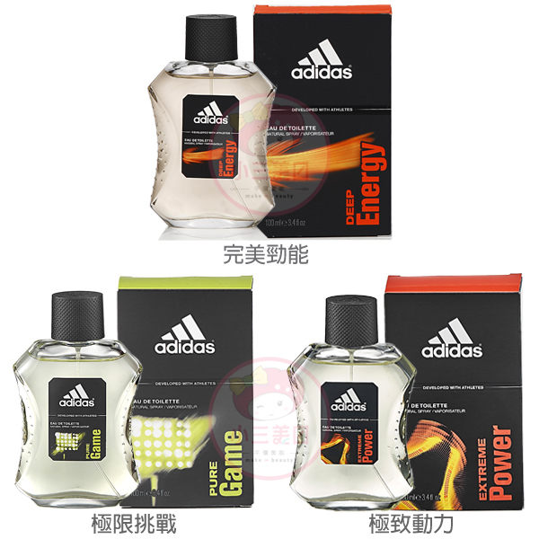 adidas 愛迪達 運動男性香水(100ml) 多款可選【小三美日】