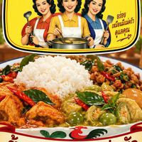 🍛 ข้าวแกงสามแม่ครัว | อยุธยาข้าวแกง • แกงถุง