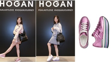 Hogan銀河系列與文青媽咪簡嫚書的時尚相遇