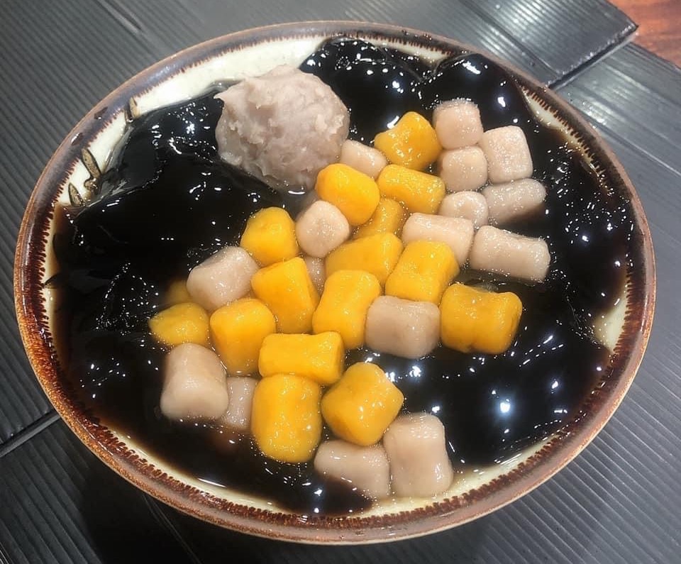 青麥芋圓嫩仙草