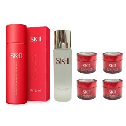 ◎晶瑩剔透，一瓶擁有|◎|◎主商品：1.SK-II青春露2020新年限定版230ml*12.SK-II亮采化妝水160ml*13.SK-IIR.N.A.超肌能緊緻活膚霜15g*4或SK-IIR.N.A