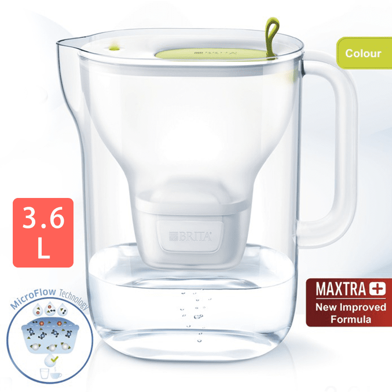 最暢銷的國民濾水壺，BRITA Style 純淨濾水壺3.6L/MAXTRA PLUS 四週效壺用濾芯組合，獨特注水口，方便好用，全新升級四周用濾心，濾效及口感大提升，輕鬆享受清新好水，保留有益礦物質