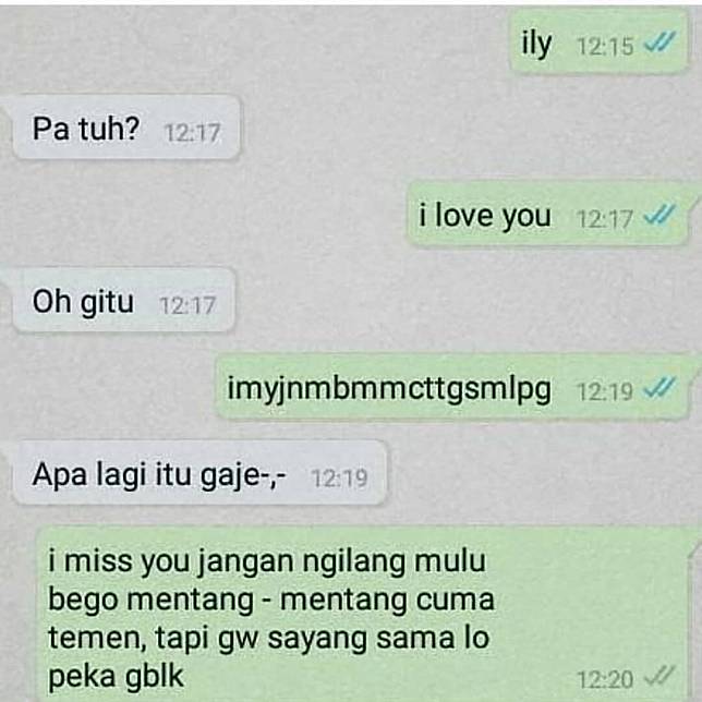 11 Chat Lucu Awalnya Nggak Jelas Ini Endingnya Baper