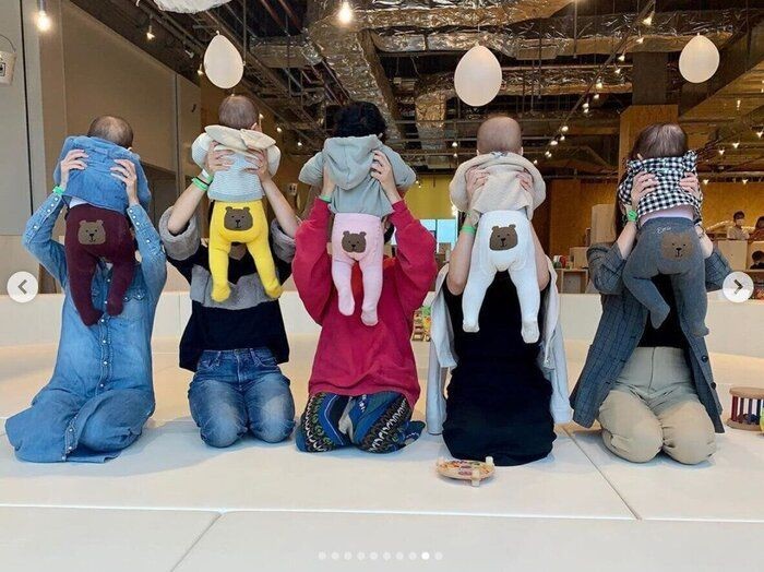 GAP くっつけ ベビー くまさん タイツ