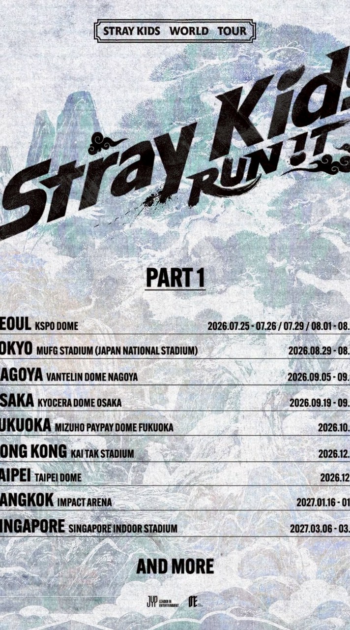 Stray Kids <RUN IT> 世巡台北場及分享相關消息討論群