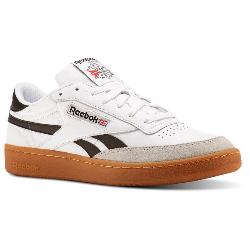 REEBOK REVENGE PLUS GUM 男鞋 板鞋 休閒 皮革 膠底 經典 白【運動世界】CM8791