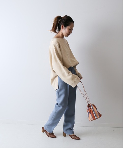 米駝色鋪棉套頭上衣