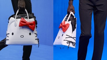 Hello Kitty登上時裝周？！Balenciaga時裝周推出超可愛包款！