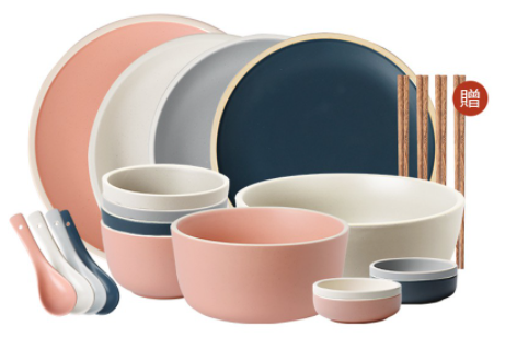 莫蘭迪輕奢餐具套組