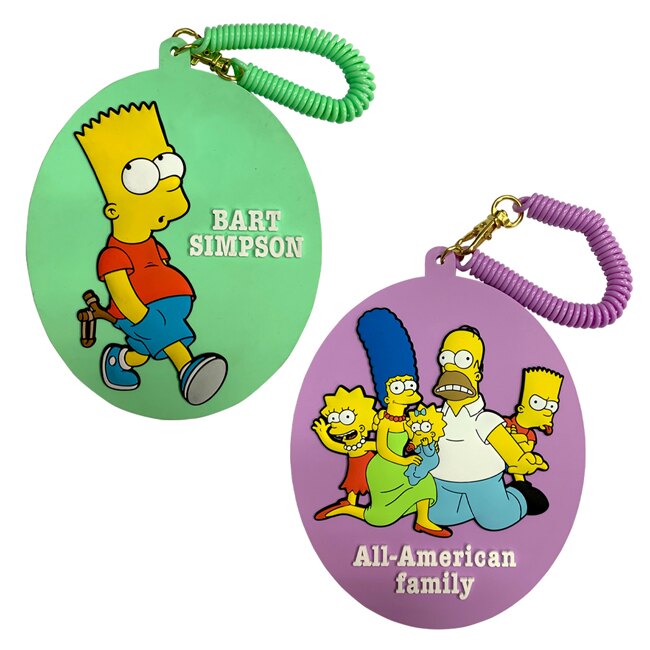 【日本正版】辛普森家庭 彈力 票卡夾 票夾 證件套 悠遊卡夾 造型票卡夾 The Simpsons sun-star