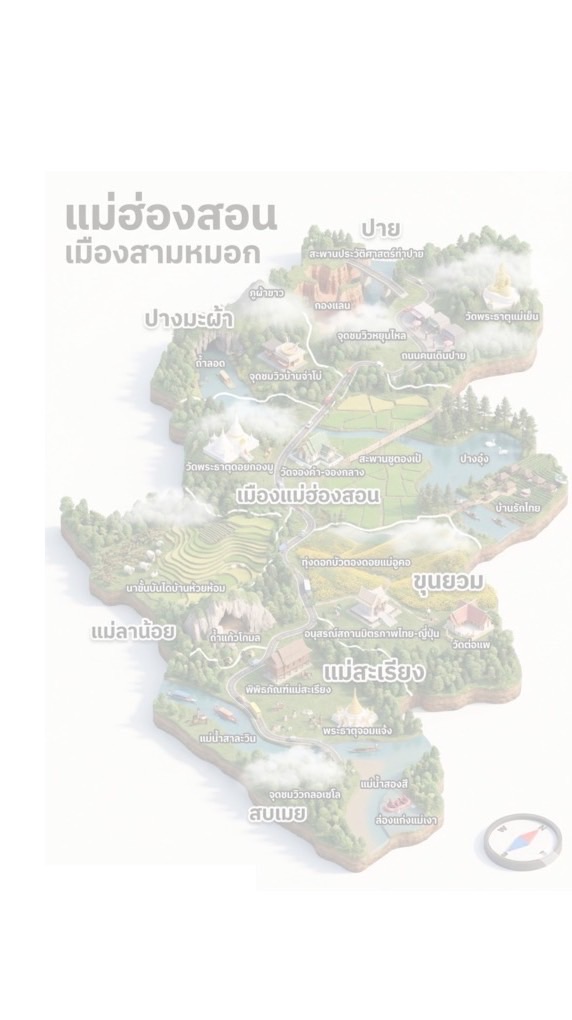 ผังน้ำตำบล จ.แม่ฮ่องสอน