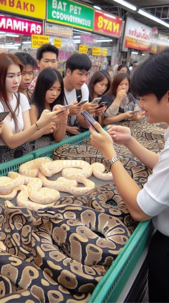 🐍📣ตลาดซื้อขายงูบอลไพธอน Ball Python Market📣🐍