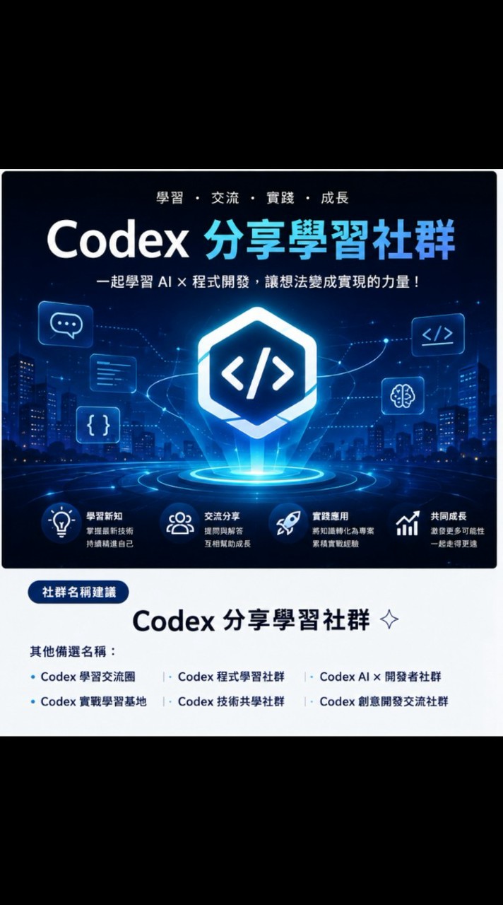 Codex分享學習社群