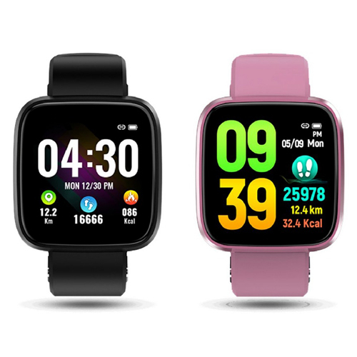 Ergotech 人因科技 MWB230 防水防塵 心律智慧監測 運動手環 智能手環 智慧手錶 黑色/粉紅色