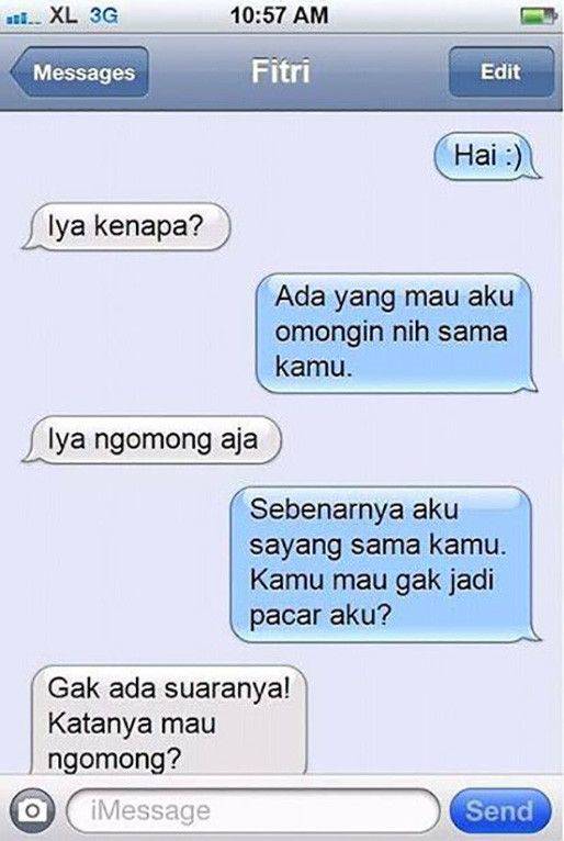 Kumpulan Chat Para Jomblo Ke Gebetannya Ini Bikin Ngakak