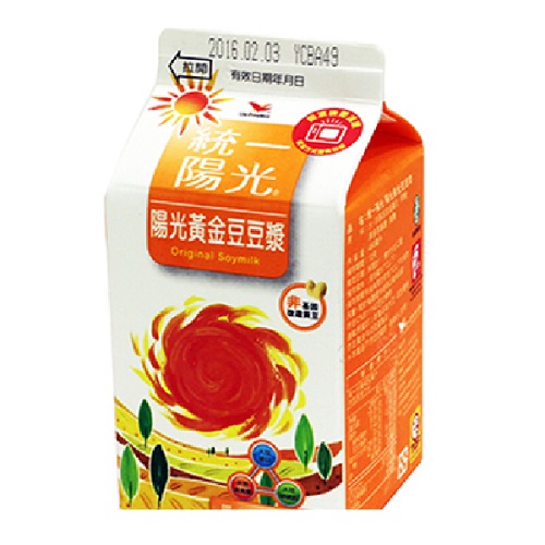 統一陽光黃金豆豆漿