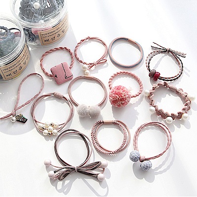 不同色系隨意搭配送收納罐方便收納