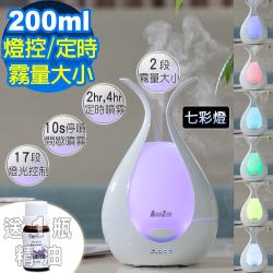 ANDZEN 日系風格負離子水氧機(AZ-2000七彩燈)+澳洲單方純精油10ml x 1瓶