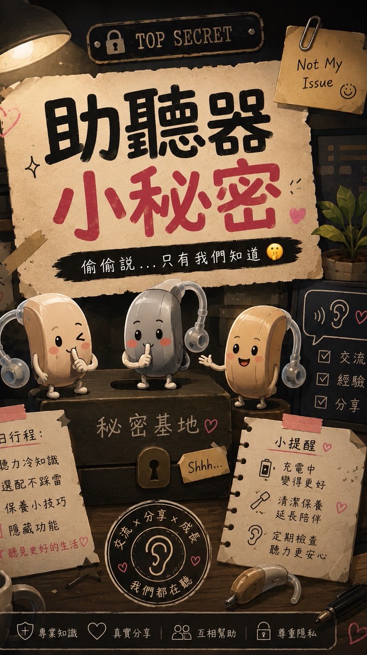 助聽器偷偷講