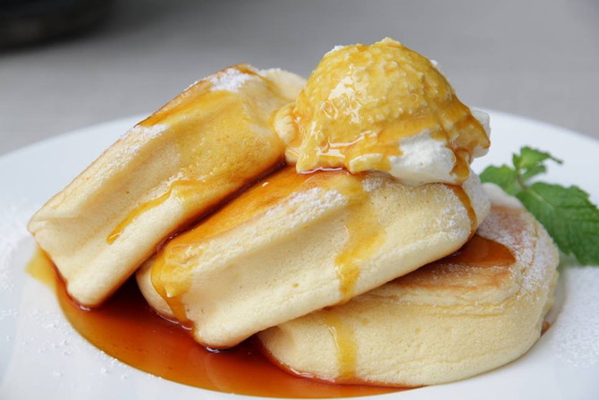 原宿 下午茶 幸福 Pancake 表参道店