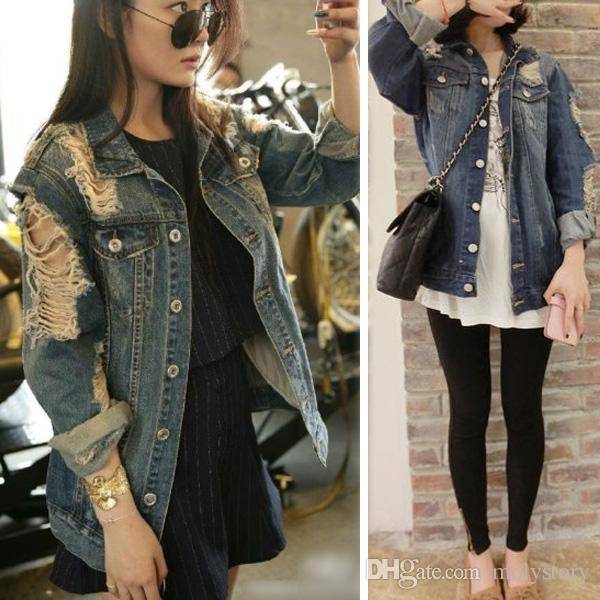 55 Model Jaket Jeans Ripped Terbaru