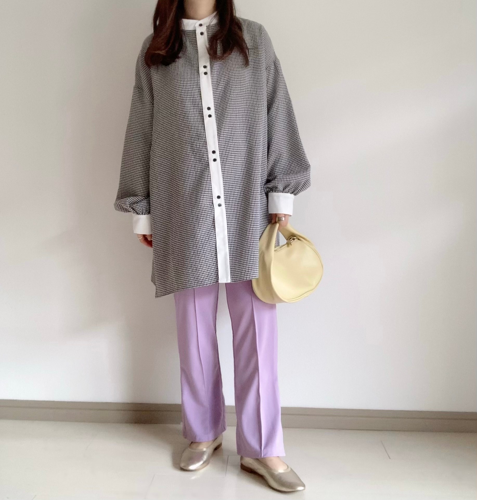 一癖あってオシャレ しまむら の ギンガムチェックシャツ で大人かわいいコーデ集 コーデスナップニュース