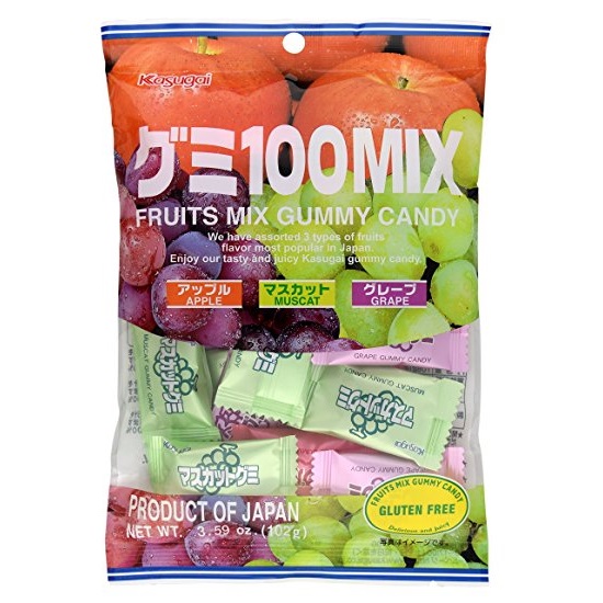 賞味期 2020.08.28 320g 3口味約66入 日本原裝進口 春日井100%果汁軟糖 3種經典水果口味 香甜好味道令人回味再三！ 大朋友、小朋友都喜愛 每天晚上8點前下標結帳商品，只要是沒有缺