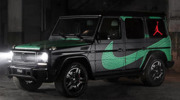 史上最潮的賓士G-Class！特製版Air Jordan 1 「Pine Green」潮車大街趴趴走！