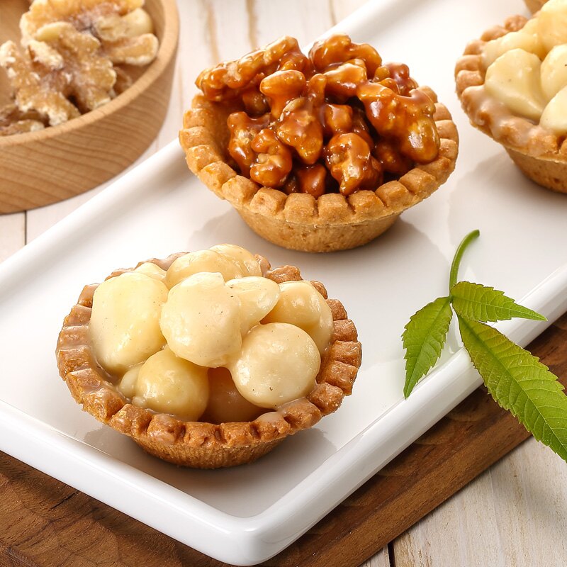 【堅果塔】夏威夷果火山豆豆塔、蜂蜜核桃塔。佳節送禮、伴手禮盒