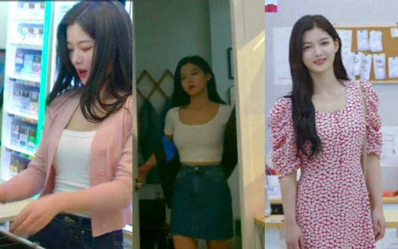 在這齣韓劇中終於讓大家看見了金裕貞私藏許久的好身材>///<。（圖／翻攝網路）