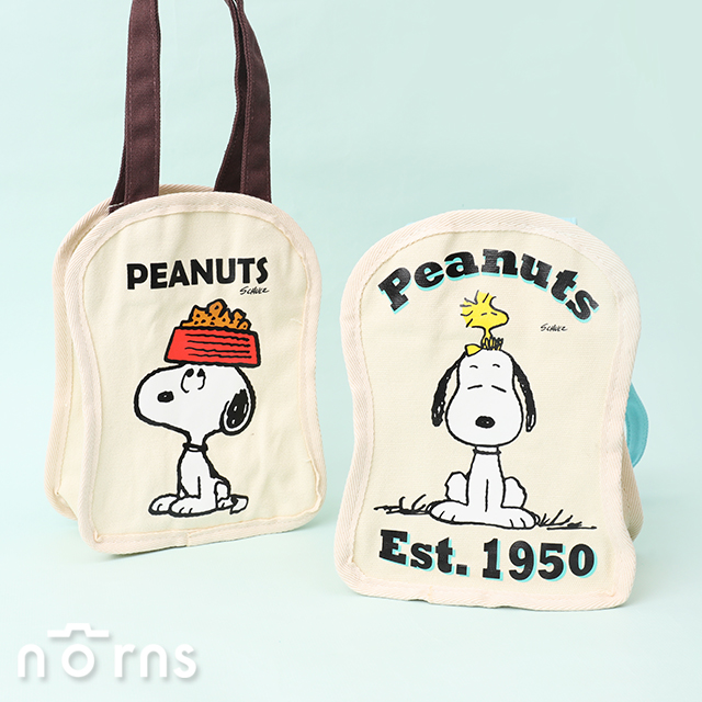 Snoopy造型帆布飲料提袋v2-Norns 史努比正版 手提袋 飲料袋