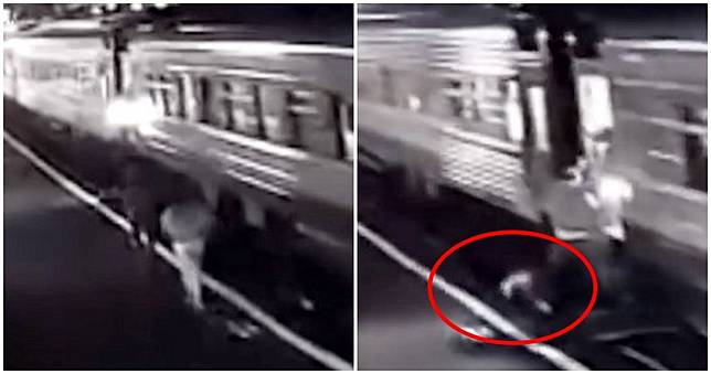 男女月台奔跑跳上「行駛中列車」！　女乘客秒捲車底雙腿被輾斷