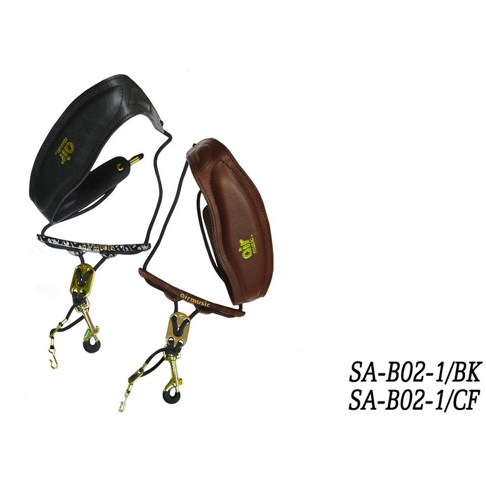 凱傑樂器 STANDER SA-B02-1 BK/CF 咖啡色/黑色 皮革 吊帶 背帶