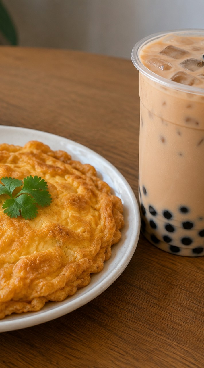 ร้านข้าวไข่เจียว&ชานมไข่มุก