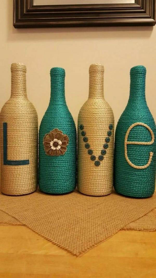 10 Ide Menyulap Botol Bekas Menjadi Hiasan Rumah Yang Keren Abis